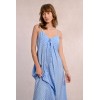 Robe longue à pois ciel et blanc MOLLY BRACKEN