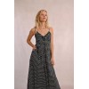 Robe longue à pois noir et blanc MOLLY BRACKEN