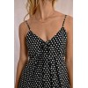 Robe longue à pois noir et blanc MOLLY BRACKEN