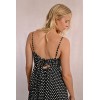 Robe longue à pois noir et blanc MOLLY BRACKEN