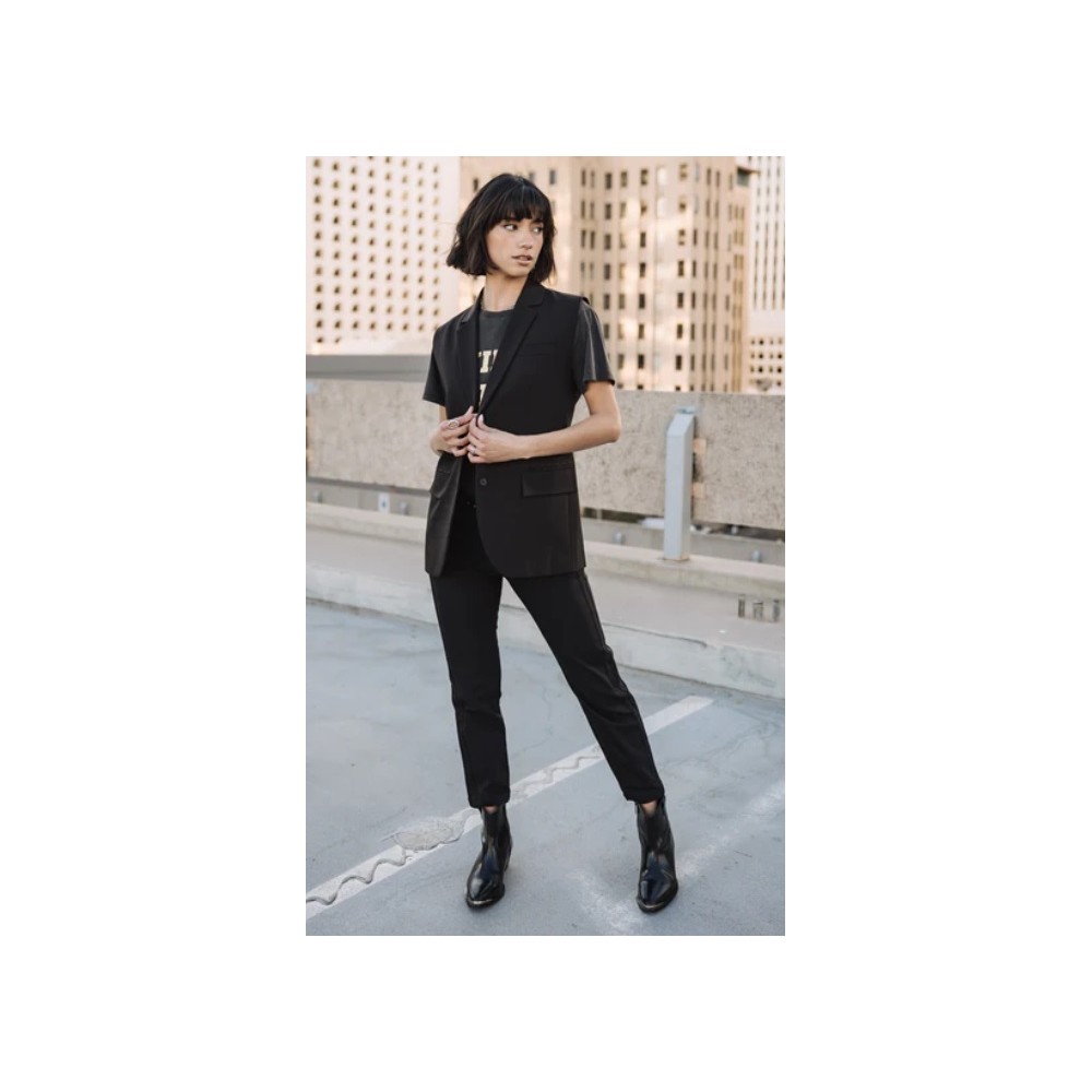 Pantalon CLAUDIA femme slim noir FREEMAN