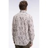 Chemise homme EDEN PARK à imprimé floral en coton marron