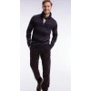 Pantalon chino homme en coton stretch marron EDEN PARK