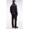 Pantalon chino homme en coton stretch marron EDEN PARK