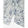 Chemise homme EDEN PARK à imprimé floral en coton gris clair/bleu
