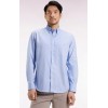 Chemise homme EDEN PARK en coton ciel coupe droite