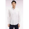 Chemise homme EDEN PARK en coton blanc coupe droite