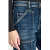 Jeans 400/28 wide leg Yavi taille haute bleu LE TEMPS DES CERISES