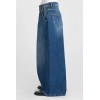 Jeans extra wide leg taille haute bleu N°3 LE TEMPS DES CERISES