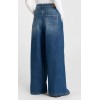 Jeans extra wide leg taille haute bleu N°3 LE TEMPS DES CERISES