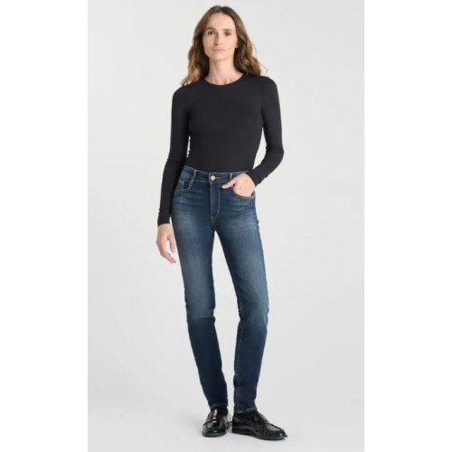 Jeans pulp slim Nurmi taille haute bleu N°2 LE TEMPS DES CERISES