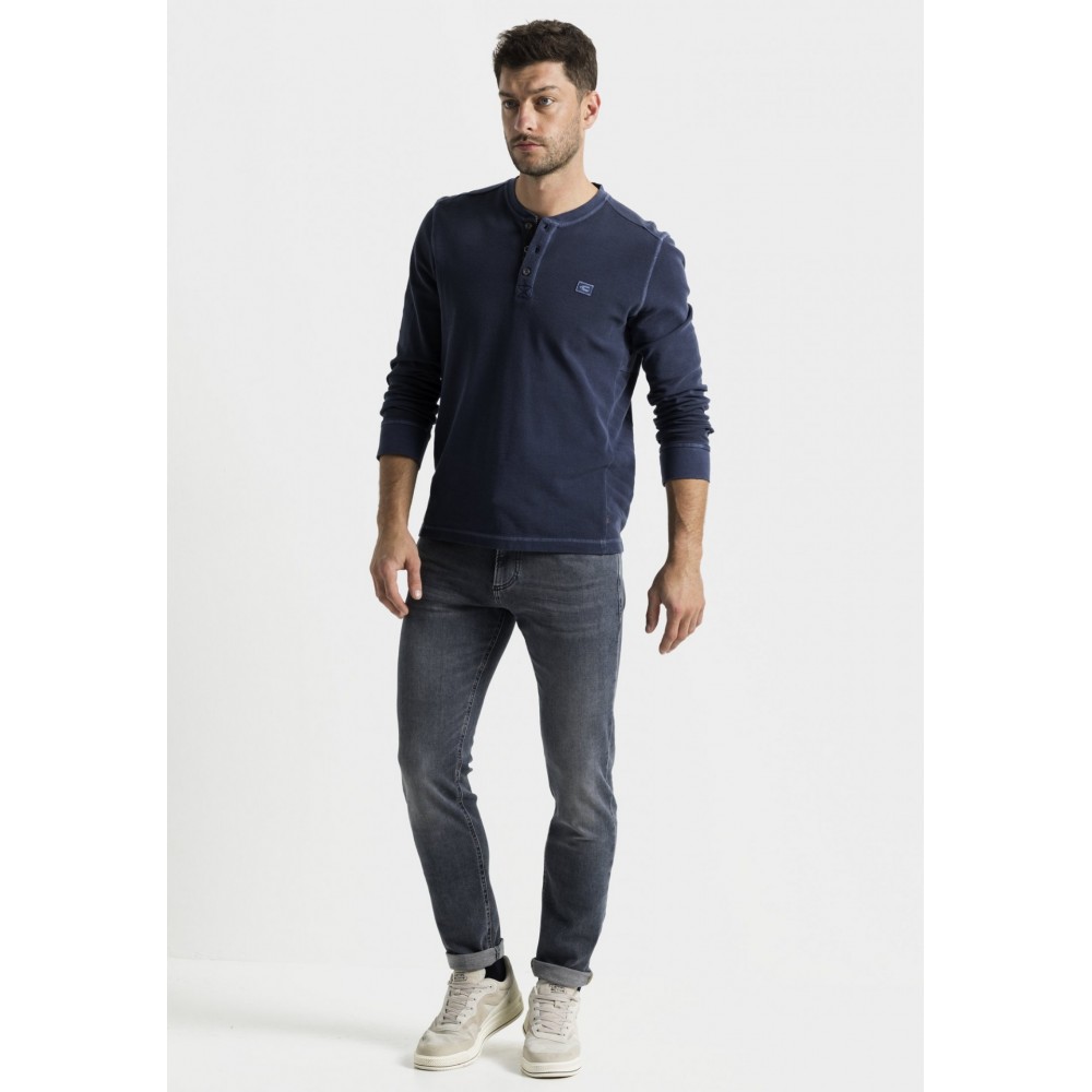 Jean slim homme gris bleuté CAMEL