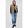 Gilet femme sans manches Fuji camel LE TEMPS DES CERISES