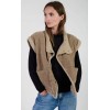 Gilet femme sans manches Fuji camel LE TEMPS DES CERISES