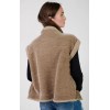 Gilet femme sans manches Fuji camel LE TEMPS DES CERISES