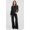 Jeanfemme wide leg Lauryn jab noir N°1 LE TEMPS DES CERISES