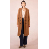 Manteau femme, camel, droit en maille MOLLY BRACKEN