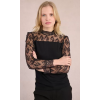 Top fin à dentelle noir MOLLY BRACKEN