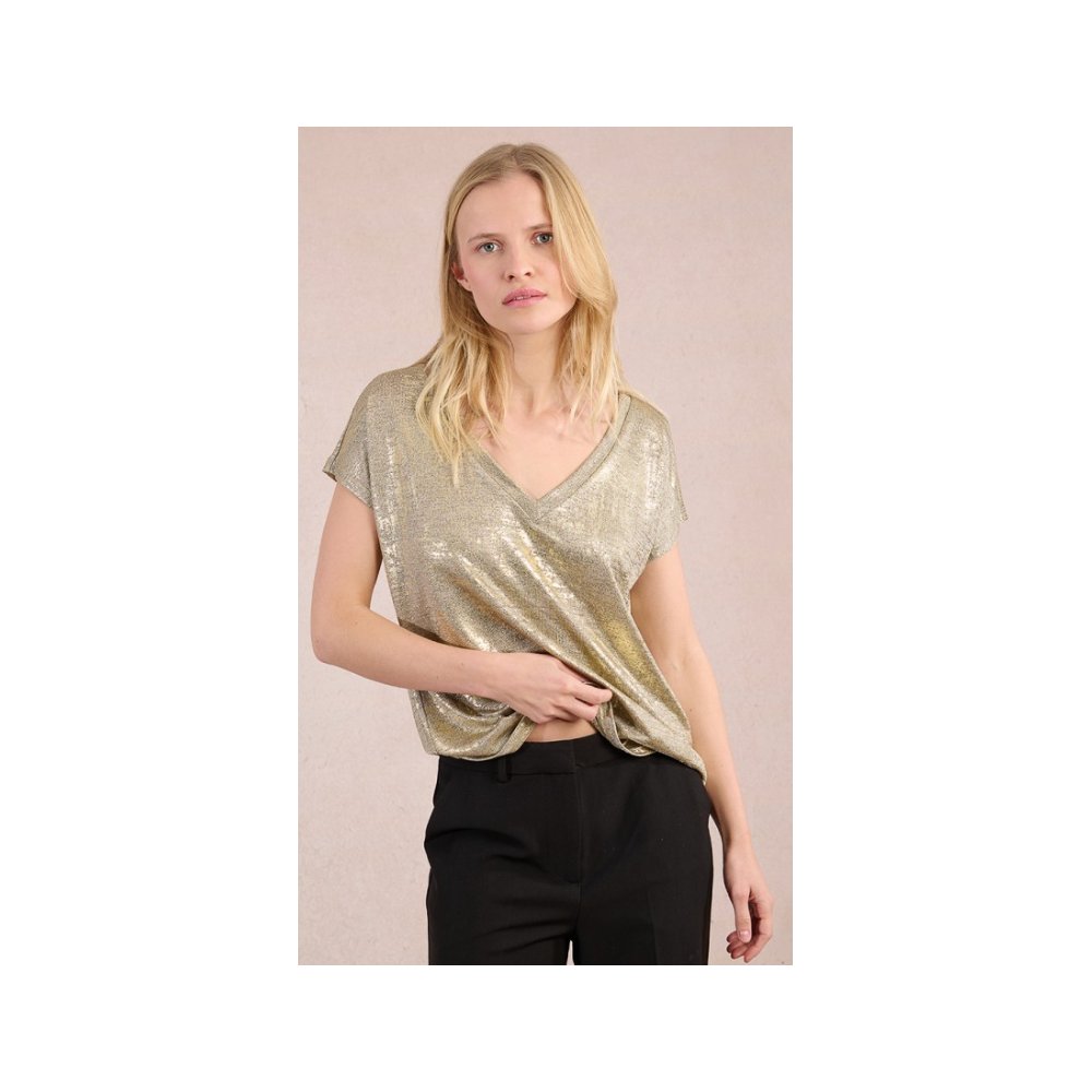 T-shirt femme femme métallisée MOLLY BRACKEN