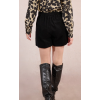 Short en velours noir MOLLY BRACKEN