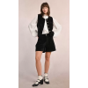 Gilet femme sans manches en velours, noir MOLLY BRACKEN