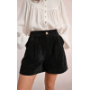Short en velours noir MOLLY BRACKEN