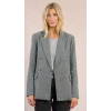 Blazer femme gris, droit à strass MOLLY BRACKEN