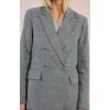 Blazer femme gris, droit à strass MOLLY BRACKEN