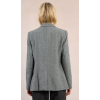 Blazer femme gris, droit à strass MOLLY BRACKEN