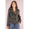 Manteau femme texturé à carreaux MOLLY BRACKEN