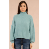 Pull femme, bleu en maille pailletée MOLLY BRACKEN