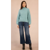 Pull femme, bleu en maille pailletée MOLLY BRACKEN