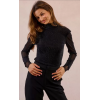 Sous-pull femme, noir en résille MOLLY BRACKEN