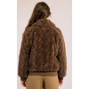 Veste femme texturée, imitation fourrure en zigzag MOLLY BRACKEN