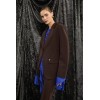 Veste femme, marron, manches ballons SOUVENIR