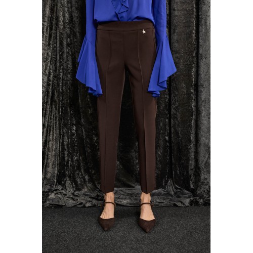 Pantalon femme, marron, droit SOUVENIR