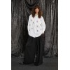Pantalon femme, noir, palazzo fluide SOUVENIR