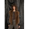 Bombers femme bi-matière SOUVENIR