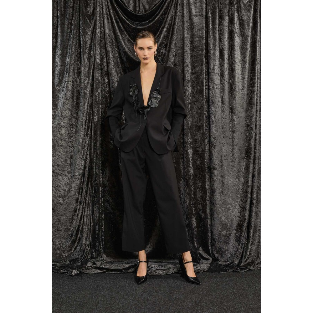 Blazer femme, noir, oversize SOUVENIR