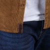 Surchemise homme en velours Ruckfield Selected Rugby beige