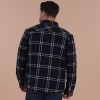 Surchemise homme à carreaux Ruckfield Selected Rugby bleu marine