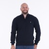 Pull homme demi-zip Ruckfield essentiel bleu marine