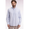 Chemise homme EDEN PARK rayée en coton ciel coupe droite