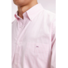 Chemise homme EDEN PARK rayée en coton rose coupe droite