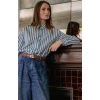 Chemise femme Ana, rayé bleu LE TEMPS DES CERISES