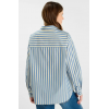 Chemise femme Ana, rayé bleu LE TEMPS DES CERISES