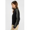 Blouson femme Olivia, rayé noir et ivoire LE TEMPS DES CERISES