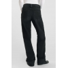 Jeans femme LE TEMPS DES CERISES loose Revers taille haute noir N°1