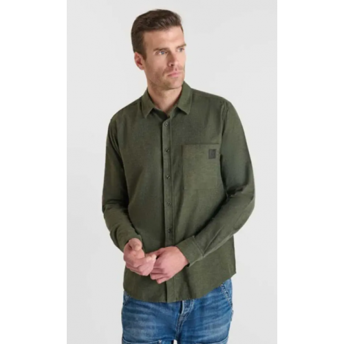Chemise homme Debin kaki LE TEMPS DES CERISES