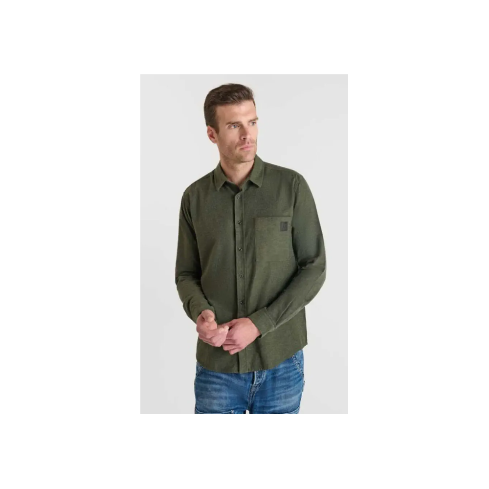 Chemise homme Debin kaki LE TEMPS DES CERISES
